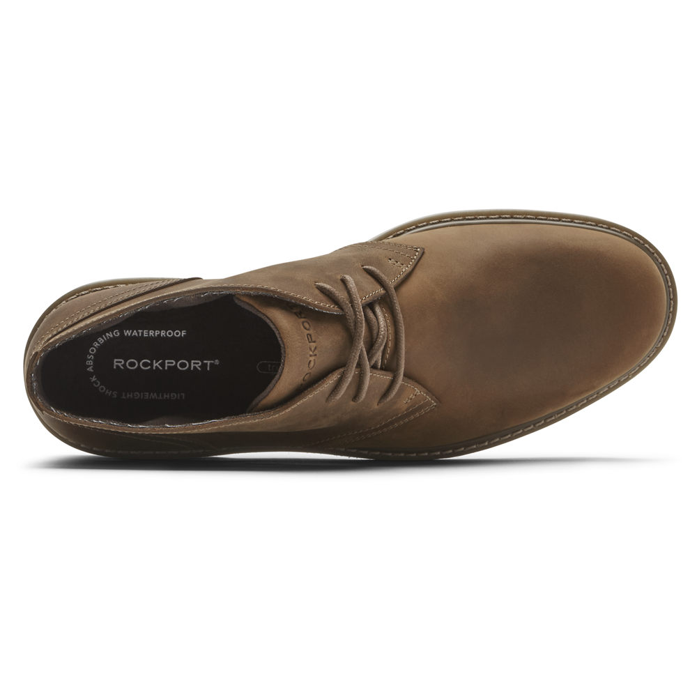 Rockport Støvler Herre Brune - Charlee Waterproof Chukka - ELJD63579